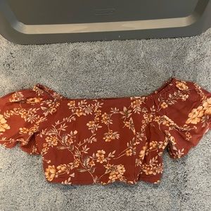 Off the shoulder boho top